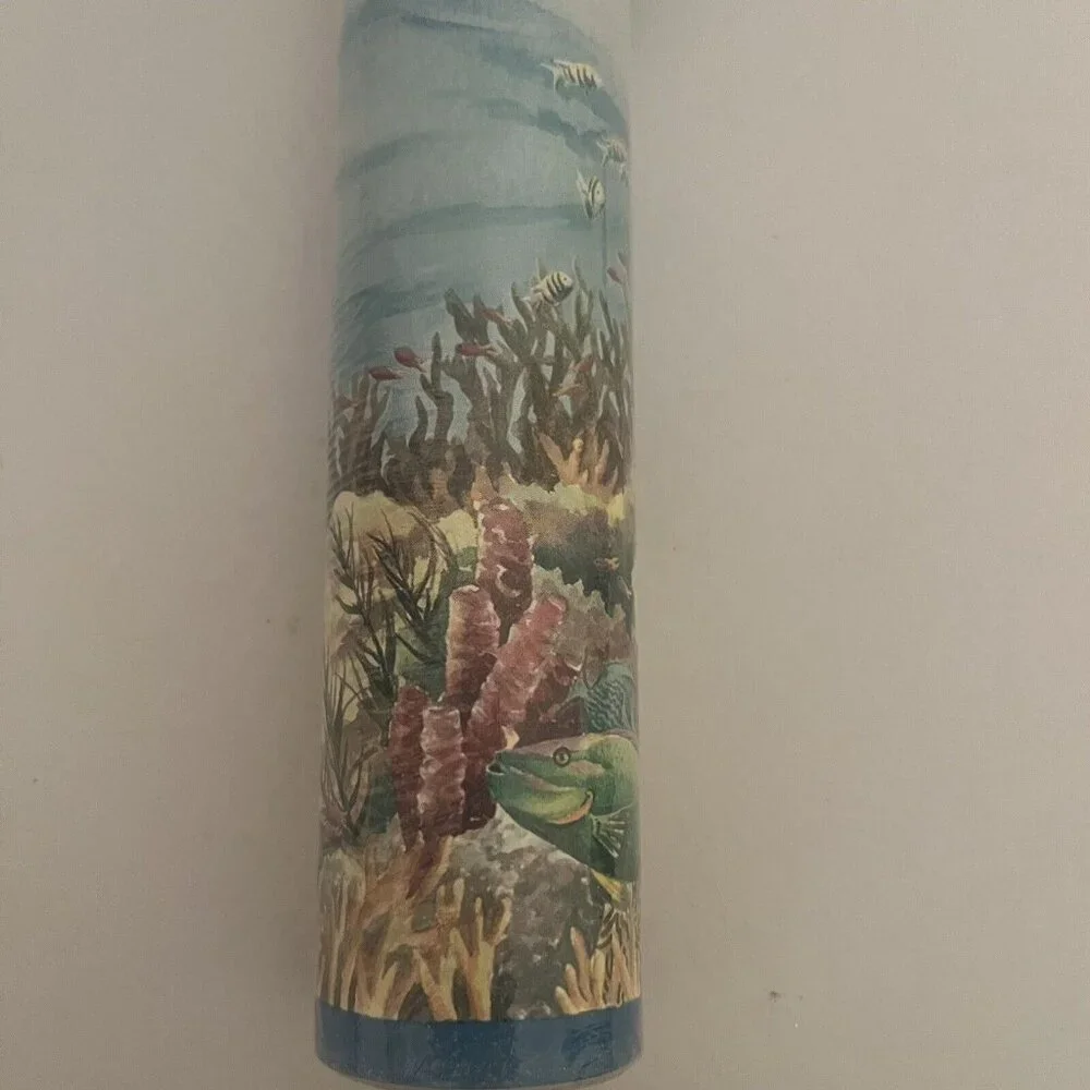 Ocean View Wall Border 1 Roll 5 Yards Water Tones New VTG Imperial Wallcoverings